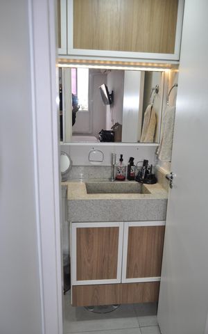 Apartamento à venda com 51m², 2 quartos e 1 vagaBanheiro da Suíte 