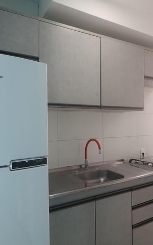 Apartamento para alugar com 44m², 2 quartos e 1 vagaCozinha e Área de Serviço