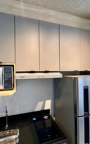 Studio para alugar com 27m², 1 quarto e sem vaga Studio para alugar com 27m², 1 quarto e sem vagaCozinha