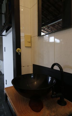 Casa de condomínio para alugar com 192m², 3 quartos e 1 vagaBanheiro do terraço