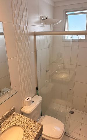 Apartamento à venda com 64m², 2 quartos e 1 vagaBanheiro Social
