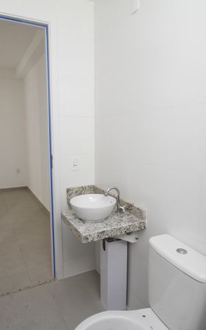 Apartamento para alugar com 55m², 2 quartos e 1 vagaBanheiro Social