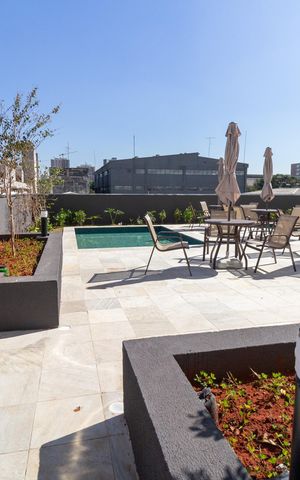 Apartamento para alugar com 24m², 1 quarto e sem vaga Apartamento para alugar com 24m², 1 quarto e sem vagaÁrea comum - Piscina