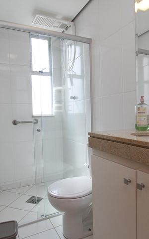 Apartamento para alugar com 85m², 3 quartos e 3 vagasBanheiro Social