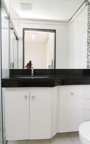 Apartamento para alugar com 85m², 3 quartos e 3 vagasBanheiro da Suíte