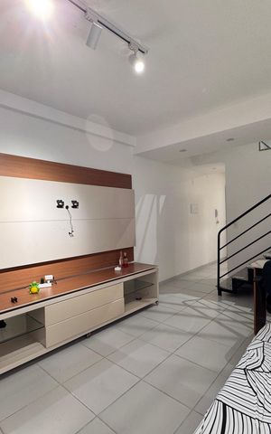 Casa de condomínio para alugar com 47m², 2 quartos e 1 vaga Casa de condomínio para alugar com 47m², 2 quartos e 1 vagaSala