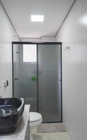 Apartamento à venda com 93m², 3 quartos e 2 vagasBanheiro da Suíte