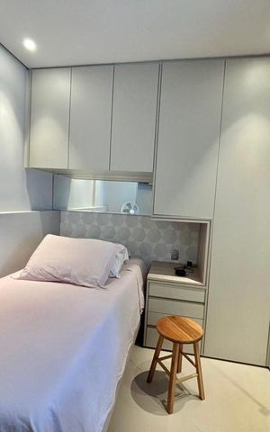 Studio à venda com 32m², 1 quarto e 1 vagaQuarto 