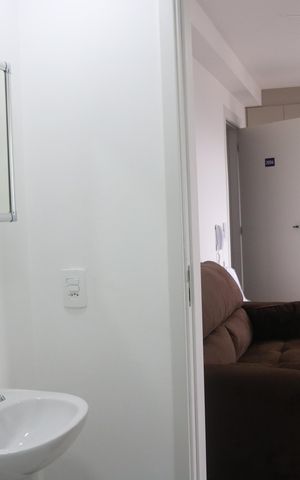 Apartamento para alugar com 38m², 2 quartos e sem vagaBanheiro