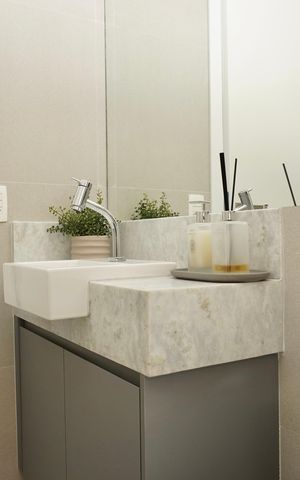 Studio à venda com 45m², 1 quarto e 1 vaga Studio à venda com 45m², 1 quarto e 1 vagaBanheiro da Suíte