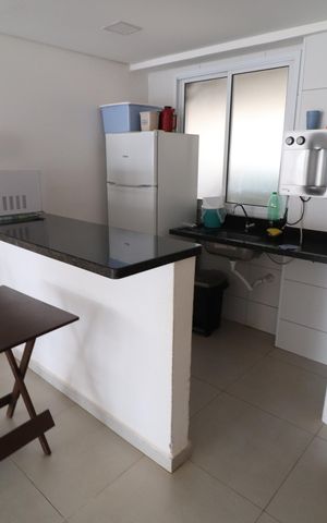 Apartamento para alugar com 55m², 2 quartos e 1 vagaÁrea comum - Salão de festas