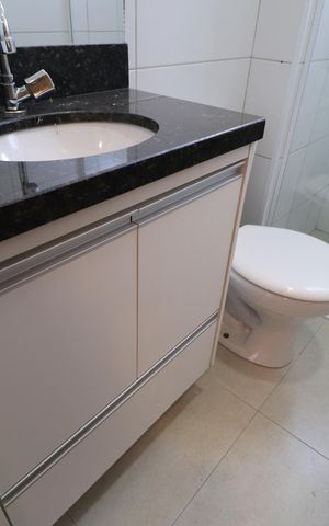 Apartamento para alugar com 55m², 2 quartos e 1 vagaBanheiro Social