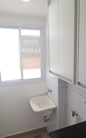 Apartamento para alugar com 55m², 2 quartos e 1 vagaCozinha e Área de Serviço