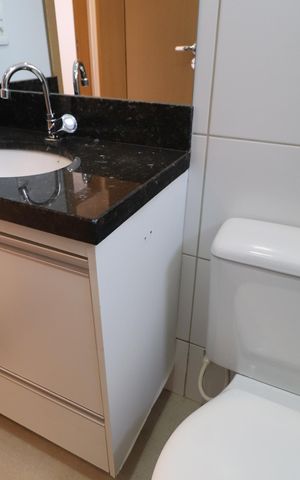 Apartamento para alugar com 55m², 2 quartos e 1 vagaBanheiro Social
