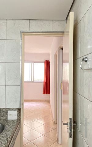 Apartamento para alugar com 45m², 2 quartos e 1 vagaBanheiro