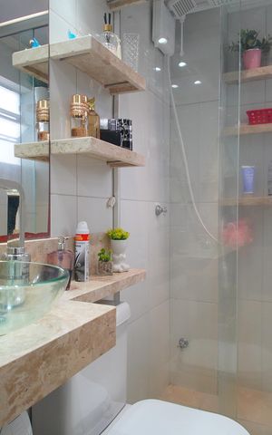 Apartamento à venda com 38m², 2 quartos e 1 vagaBanheiro social