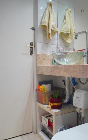 Apartamento à venda com 38m², 2 quartos e 1 vagaBanheiro social