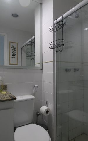 Apartamento à venda com 69m², 2 quartos e 1 vagaBanheiro Social