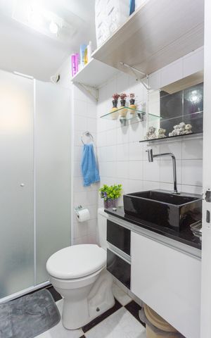 Apartamento à venda com 48m², 2 quartos e sem vagaBanheiro