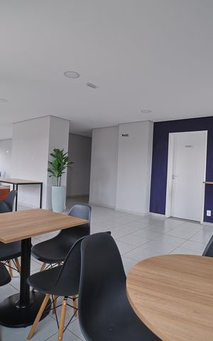 Apartamento para alugar com 43m², 2 quartos e 1 vagaÁrea comum - Salão de festas