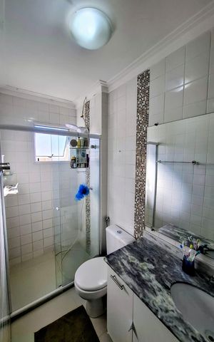 Casa de condomínio à venda com 78m², 3 quartos e 2 vagas Casa de condomínio à venda com 78m², 3 quartos e 2 vagasBanheiro