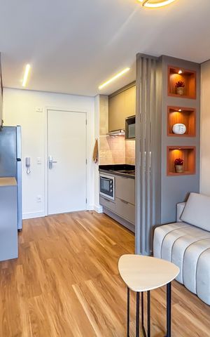 Apartamento à venda com 37m², 1 quarto e 1 vaga
