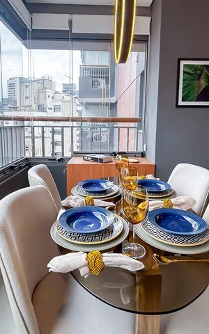 Apartamento à venda com 37m², 1 quarto e 1 vaga