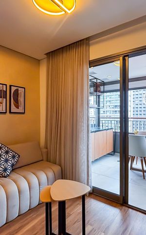 Apartamento à venda com 37m², 1 quarto e 1 vaga