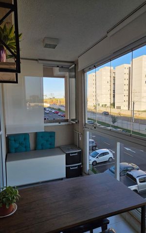Apartamento à venda com 60m², 2 quartos e 1 vagaVaranda