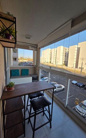 Apartamento à venda com 60m², 2 quartos e 1 vagaVaranda