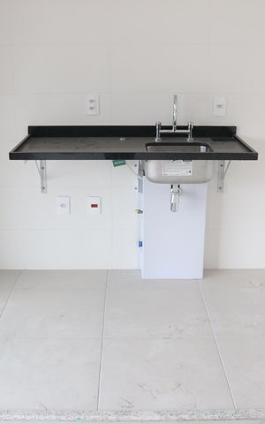 Apartamento à venda com 50m², 1 quarto e sem vagaCozinha e Área de Serviço