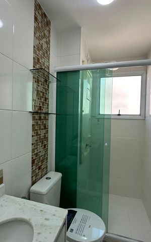 Apartamento para alugar com 58m², 2 quartos e 1 vaga Apartamento para alugar com 58m², 2 quartos e 1 vagaBanheiro