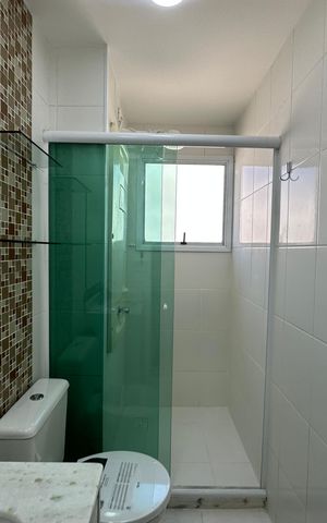 Apartamento para alugar com 58m², 2 quartos e 1 vaga Apartamento para alugar com 58m², 2 quartos e 1 vagaBanheiro