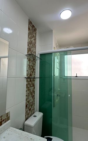 Apartamento para alugar com 58m², 2 quartos e 1 vaga Apartamento para alugar com 58m², 2 quartos e 1 vagaBanheiro