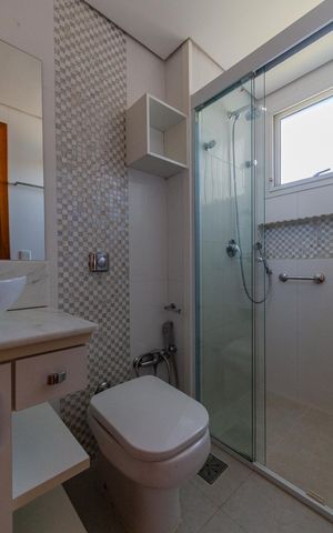 Apartamento para alugar com 99m², 3 quartos e 1 vaga Apartamento para alugar com 99m², 3 quartos e 1 vagaBanheiro Social