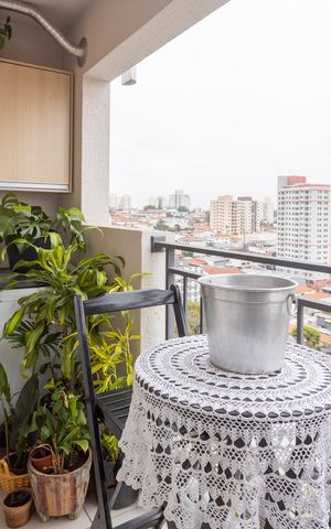Apartamento à venda com 46m², 2 quartos e 1 vagaVaranda