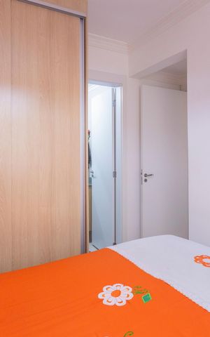 Apartamento à venda com 46m², 2 quartos e 1 vagaQuarto Suíte