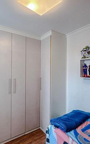 Apartamento à venda com 74m², 3 quartos e 2 vagasQuarto 2
