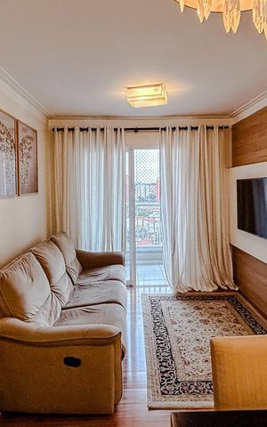 Apartamento à venda com 74m², 3 quartos e 2 vagasSala
