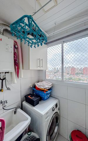 Apartamento à venda com 74m², 3 quartos e 2 vagasÁrea de Serviço