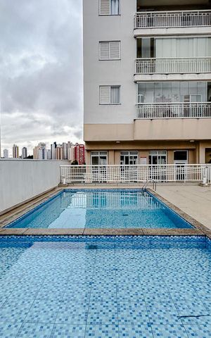 Apartamento à venda com 74m², 3 quartos e 2 vagasÁrea comum - Piscina