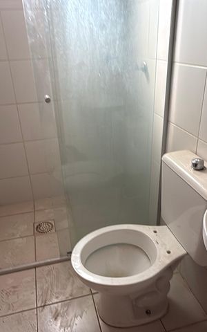 Studio para alugar com 40m², 1 quarto e sem vaga Studio para alugar com 40m², 1 quarto e sem vagaBanheiro social