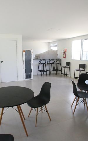 Apartamento para alugar com 42m², 2 quartos e 1 vagaÁrea comum - Salão de festas