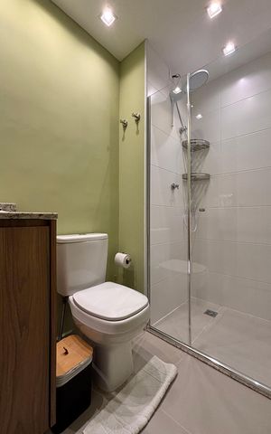 Apartamento para alugar com 24m², 1 quarto e sem vaga Apartamento para alugar com 24m², 1 quarto e sem vagaBanheiro da Suíte