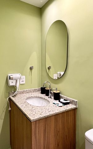 Apartamento para alugar com 24m², 1 quarto e sem vaga Apartamento para alugar com 24m², 1 quarto e sem vagaBanheiro da Suíte