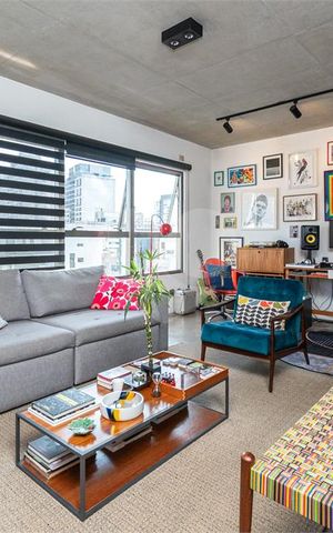 Apartamento à venda com 74m², 1 quarto e 1 vaga
