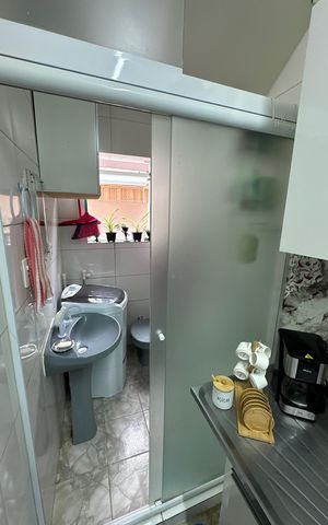 Studio para alugar com 33m², 1 quarto e sem vaga Studio para alugar com 33m², 1 quarto e sem vagaBanheiro