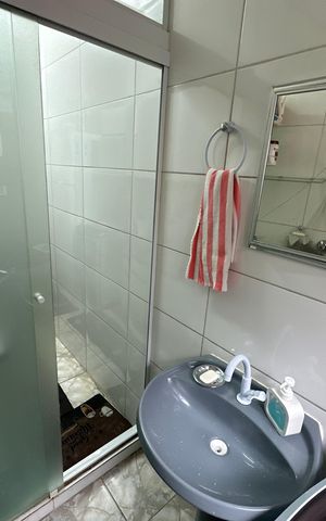 Studio para alugar com 33m², 1 quarto e sem vaga Studio para alugar com 33m², 1 quarto e sem vagaBanheiro