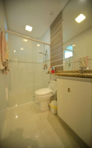 Apartamento à venda com 150m², 3 quartos e 4 vagasBanheiro da Suíte 2 