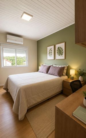 Casa para alugar com 65m², 2 quartos e 3 vagasQuarto